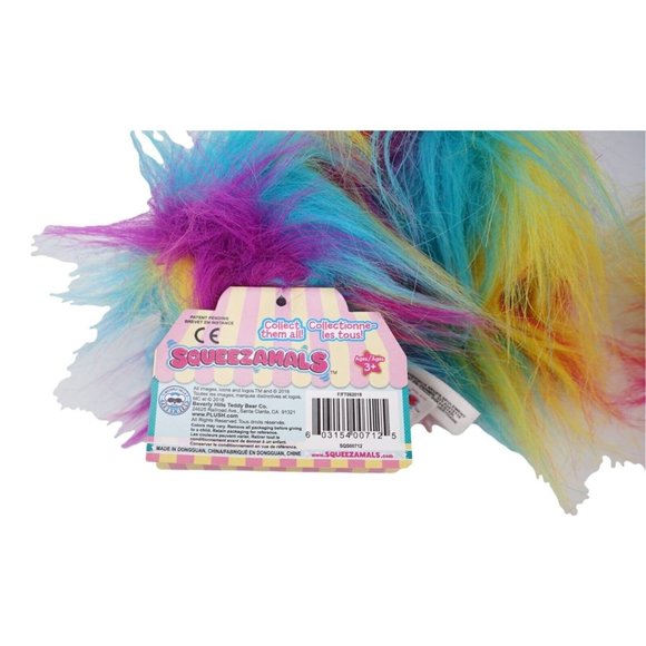 Squeezamals Fluffy Furball Super Squishy (Lot of 3) Scented 3.5 in NWT - Picture 7 of 7